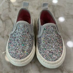 Cat and Jack Glitter Shoes - Toddler 5